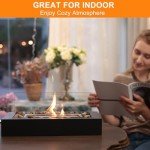 Portable Mini Tabletop Fire Pit for Outdoor Use