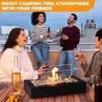Portable Mini Tabletop Fire Pit for Outdoor Use