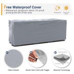 Khaki 3-Seat Outdoor Wicker Sofa with Cover
