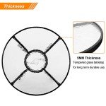 VINGLI 32" Round Patio Table with Umbrella Hole