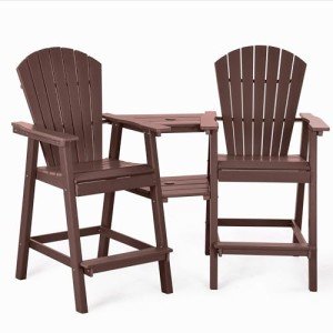 Navine Set of 2 Tall Adirondack Chairs