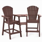 Navine Set of 2 Tall Adirondack Chairs