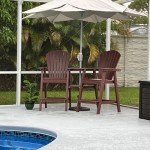 Navine Set of 2 Tall Adirondack Chairs