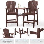 Navine Set of 2 Tall Adirondack Chairs