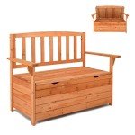 Outvita Waterproof Outdoor Storage Bench with Seating