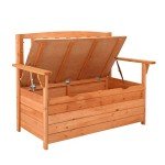 Outvita Waterproof Outdoor Storage Bench with Seating