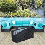 Extra Large Waterproof Patio Furniture Cushion Bag