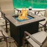 Bali Outdoors 30" Propane Gas Fire Pit Table