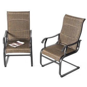 NUU GARDEN Set of 2 Patio Dining Chairs