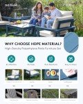 7-Piece Outdoor Patio Sectional Sofa Set