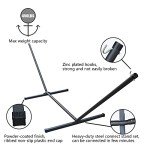 GardenLux Double Hammock with Bamboo Spreader Bar