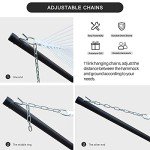 GardenLux Double Hammock with Bamboo Spreader Bar