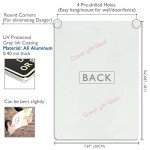 Funny Metal Garden Sign - "Murder Is Wrong