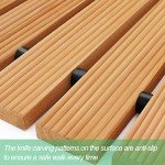 8' Cedar Outdoor Roll-Out Garden Pathway