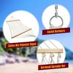 Quilted 2-in-1 Hammock with Stand, 450lbs Capacity