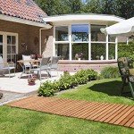 8' Cedar Outdoor Roll-Out Garden Pathway