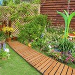 8' Cedar Outdoor Roll-Out Garden Pathway