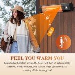 Infrared Outdoor Electric Patio Heater with Timer