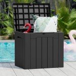 Greesum 31 Gallon Outdoor Storage Deck Box