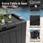 Greesum 31 Gallon Outdoor Storage Deck Box