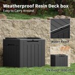 Greesum 31 Gallon Outdoor Storage Deck Box