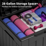 Greesum 31 Gallon Outdoor Storage Deck Box