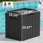 Greesum 31 Gallon Outdoor Storage Deck Box
