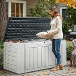 Extra Large Waterproof Outdoor Storage Chest