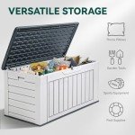 Extra Large Waterproof Outdoor Storage Chest