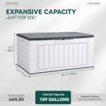 Extra Large Waterproof Outdoor Storage Chest