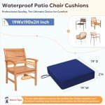 Waterproof Outdoor Chair Cushions Set of 2
