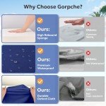 Waterproof Outdoor Chair Cushions Set of 2