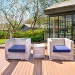 Waterproof Outdoor Chair Cushions Set of 2