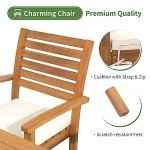 Orange-Casual 7-Piece Patio Dining Set