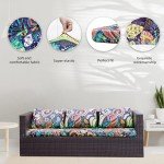 8-Piece Stretch Outdoor Cushion Cover Set