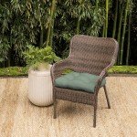 Sage Green Rocking Chair Cushions - 2 Pack