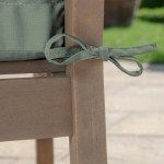 Sage Green Rocking Chair Cushions - 2 Pack