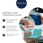 Sage Green Rocking Chair Cushions - 2 Pack