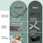 Double Hammock with Stand for Two People