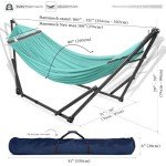 Double Hammock with Stand for Two People