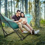 Double Hammock with Stand for Two People