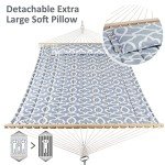 SUNCREAT Extra Large Double Quilted Hammock - Grey