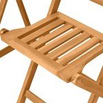 Acacia Wood 3-Piece Bistro Set for Patio
