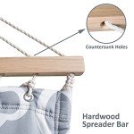 SUNCREAT Extra Large Double Quilted Hammock - Grey