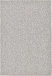 Light Gray/Ivory Flatweave Area Rug - 6' x 9