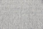 Light Gray/Ivory Flatweave Area Rug - 6' x 9