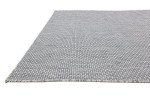 Light Gray/Ivory Flatweave Area Rug - 6' x 9