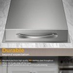 Stainless Steel Drop-In Side Burner for Grilling