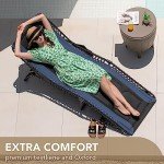 Devoko Portable Padded Folding Outdoor Lounge Chair