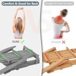 Set of 2 Wooden Folding Adirondack Chairs